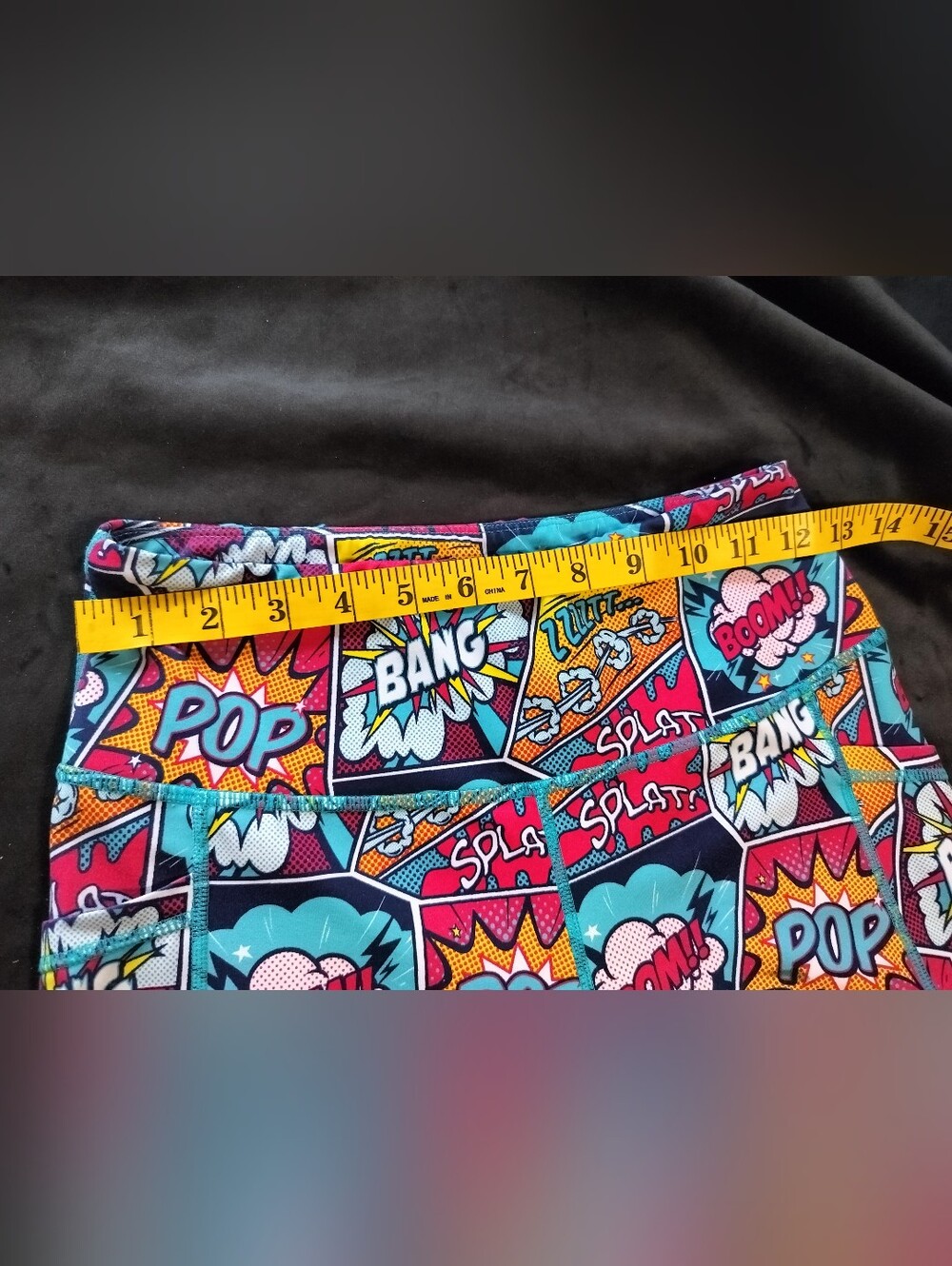 Constantly Varied Wear Workout Leggings Colorful Comic Book Print - Small - Picture 9 of 9